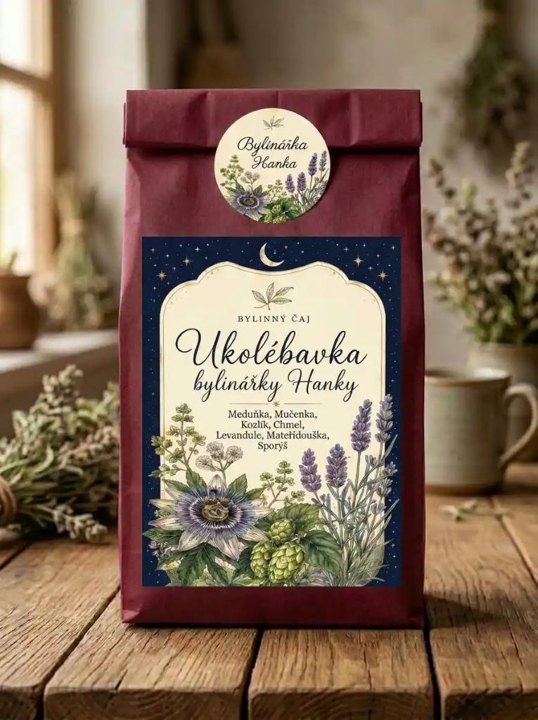 Ukolébavka bylinářky Hanky – bylinný čaj na spánek 50 g