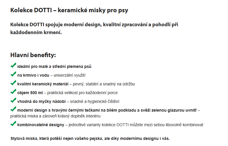 DOTTI miska