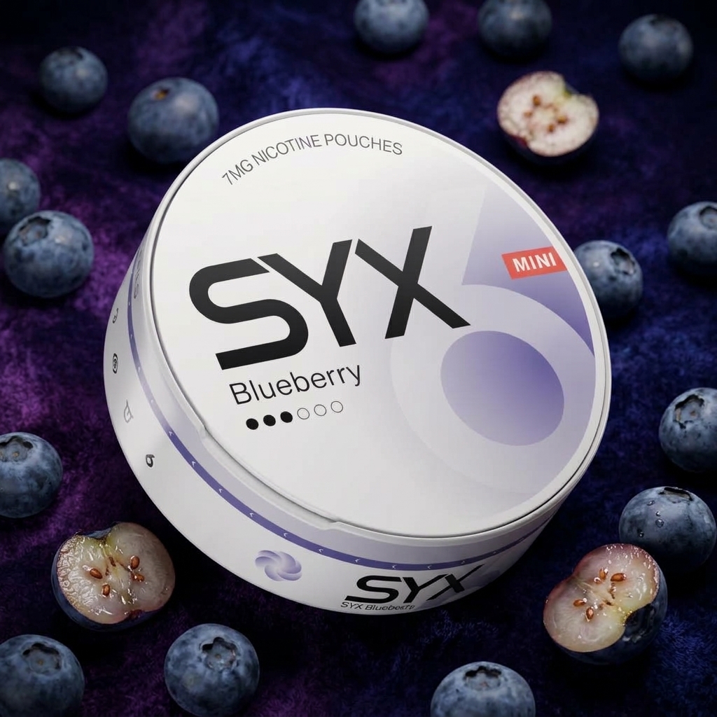 SYX Blueberry MINI – 7 mg nikotinové sáčky